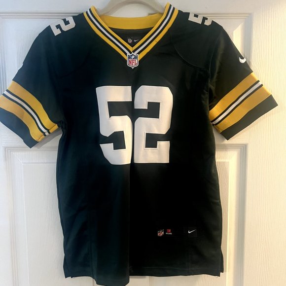 NFL Green Bay Packers Clay Matthews 52 Nike On Field Jersey YOUTH Size Med Green - Picture 1 of 2